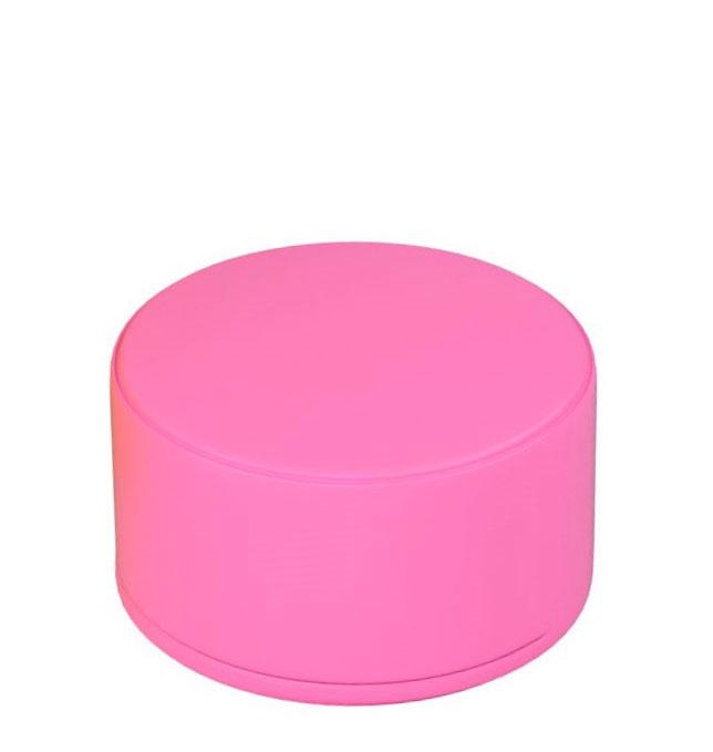 Круглий пуф-стілець дитячий, матеріал оббивки - тканина, АЛМАНТ, 450х450х250 мм.